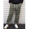 imageJMIERR Mens Corduroy Pants Casual Baggy Pants Wide Leg Loose Fit Joggers Sweatpants Elastic Waist Drawstring with PocketsGreen