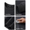 imageJMIERR Mens 2025 Casual Crewneck Dress Sweatshirts Pullover Fall Fleece Diamond Texture Warm Winter Comfy Long Sleeve1 Dark Grey
