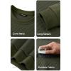 imageJMIERR Mens 2025 Casual Crewneck Dress Sweatshirts Pullover Fall Fleece Diamond Texture Warm Winter Comfy Long Sleeve1 Green