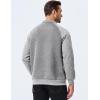imageJMIERR Mens 2025 Casual Crewneck Dress Sweatshirts Pullover Fall Fleece Diamond Texture Warm Winter Comfy Long SleeveA Grey