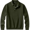 imageJMIERR Mens Casual Cotton Polo Sweatshirts Long Sleeve Button Collared Pullover ShirtsGreen