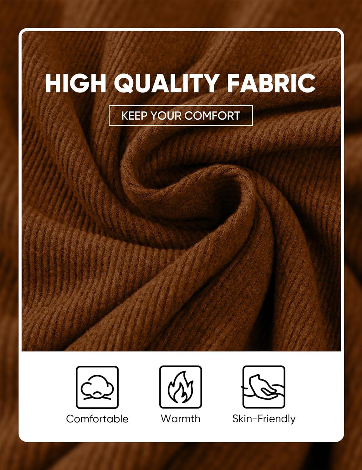 imageJMIERR Mens Casual Buttonless Polo Shirt Long Sleeve V Neck Ribbed Knit Golf ShirtsA Chestnut