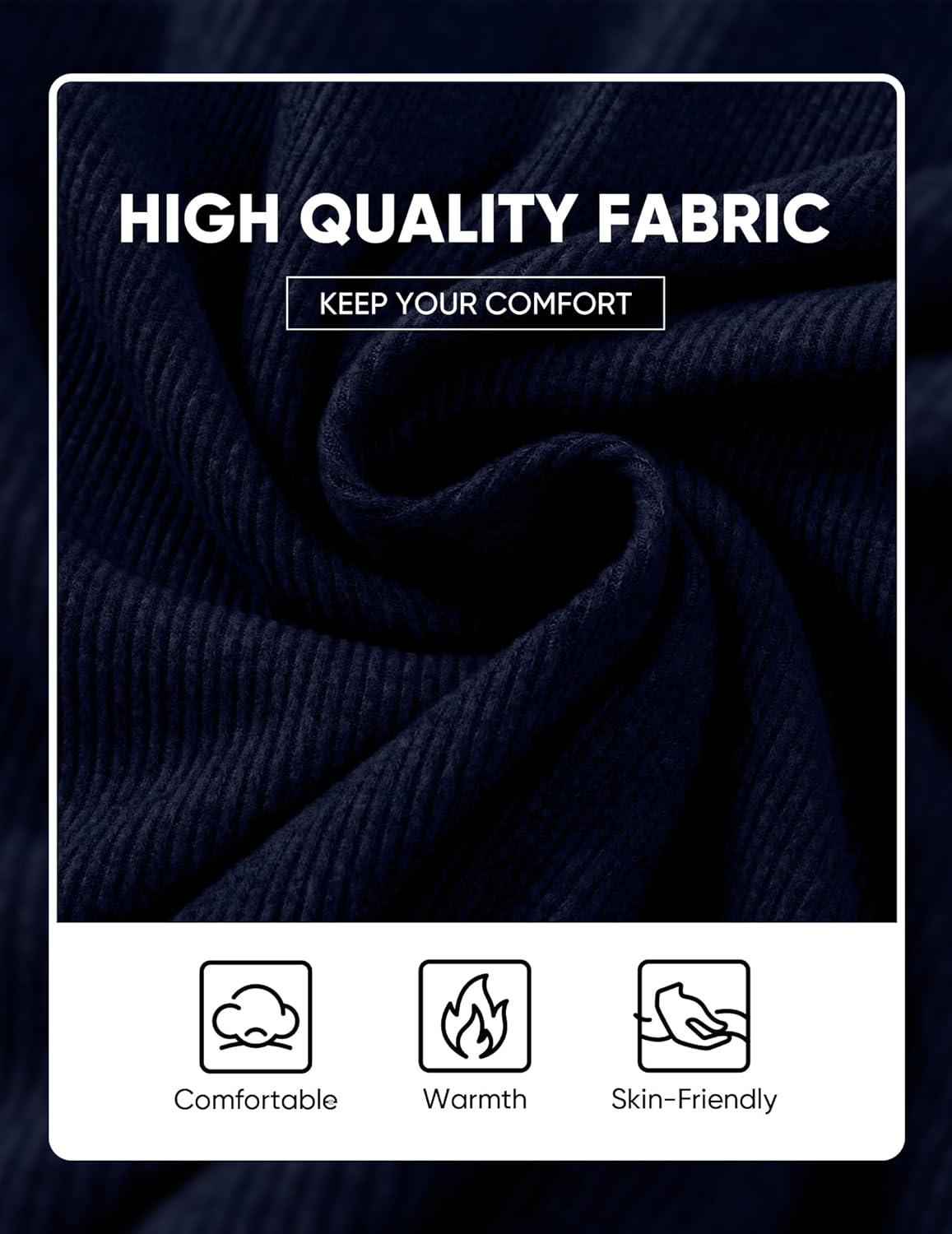 imageJMIERR Mens Casual Buttonless Polo Shirt Long Sleeve V Neck Ribbed Knit Golf ShirtsA Navy Blue