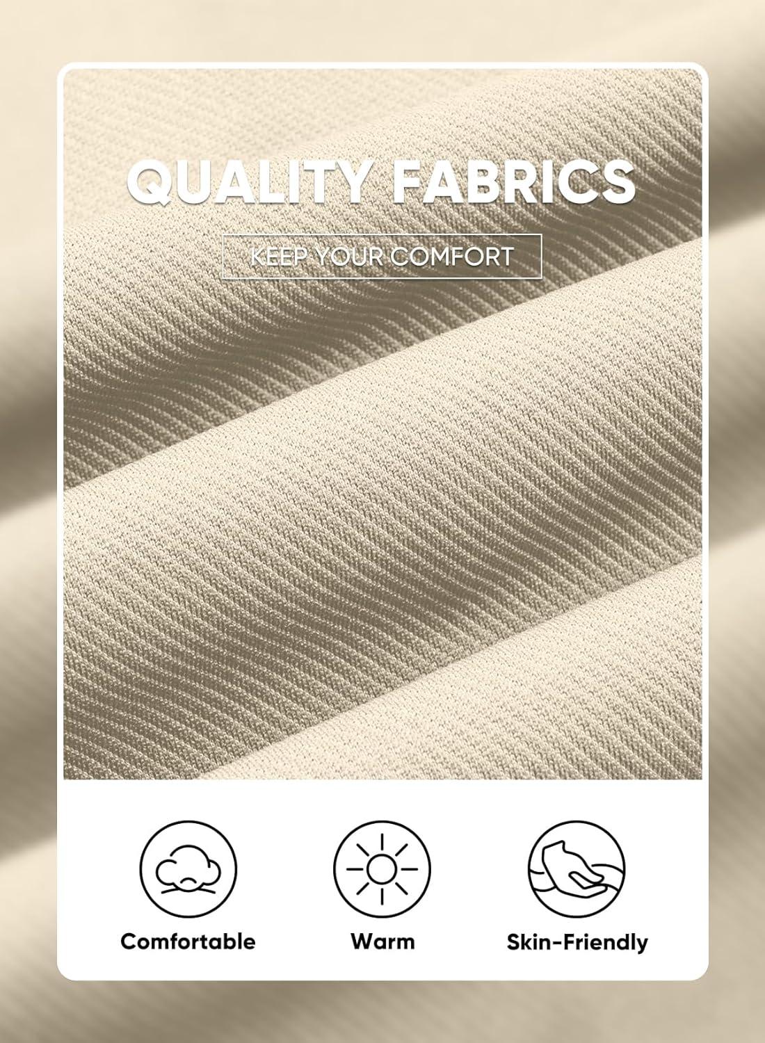 imageJMIERR Mens Sweatsuit Tracksuit 2 Piece Set Full Zip Casual Jogging Suits with Jogger Jackets and Pants Warm Up OutfitsBeige