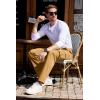 imageJMIERR Mens Casual Baggy Cargo Pants Stretch Sweatpants Loose Fit Drawstring Hiking Workout Joggers with Multi PocketsBrown