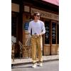 imageJMIERR Mens Casual Baggy Cargo Pants Stretch Sweatpants Loose Fit Drawstring Hiking Workout Joggers with Multi PocketsBrown