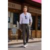 imageJMIERR Mens Casual Baggy Cargo Pants Stretch Sweatpants Loose Fit Drawstring Hiking Workout Joggers with Multi PocketsCarbon Grey