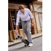 imageJMIERR Mens Casual Baggy Cargo Pants Stretch Sweatpants Loose Fit Drawstring Hiking Workout Joggers with Multi PocketsDark Grey
