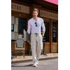 imageJMIERR Mens Casual Baggy Cargo Pants Stretch Sweatpants Loose Fit Drawstring Hiking Workout Joggers with Multi PocketsGray