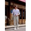 imageJMIERR Mens Casual Baggy Cargo Pants Stretch Sweatpants Loose Fit Drawstring Hiking Workout Joggers with Multi PocketsGray