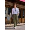 imageJMIERR Mens Casual Baggy Cargo Pants Stretch Sweatpants Loose Fit Drawstring Hiking Workout Joggers with Multi PocketsMoss Green