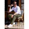 imageJMIERR Mens Casual Baggy Cargo Pants Stretch Sweatpants Loose Fit Drawstring Hiking Workout Joggers with Multi PocketsMoss Green