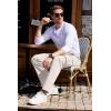 imageJMIERR Mens Casual Baggy Cargo Pants Stretch Sweatpants Loose Fit Drawstring Hiking Workout Joggers with Multi PocketsParchment