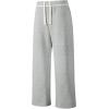 imageJMIERR Mens Baggy Loose Fit Sweatpants Casual Drawstring Pants Y2K Raw Hem Wide Leg Stretchy Pants with PocketsLight Grey
