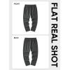 imageJMIERR Mens Baggy Sweatpants Drawstring Stretch Loose Fit Wide Leg Sweat Pants with PocketsDark Grey