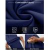 imageJMIERR Mens Baggy Sweatpants Wide Leg Elastic Waist Drawstring Pants Y2K Loose Lounge Joggers with PocketsBlue