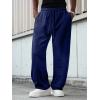 imageJMIERR Mens Baggy Sweatpants Wide Leg Elastic Waist Drawstring Pants Y2K Loose Lounge Joggers with PocketsBlue