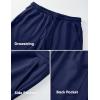 imageJMIERR Mens Baggy Sweatpants Wide Leg Elastic Waist Drawstring Pants Y2K Loose Lounge Joggers with PocketsBlue