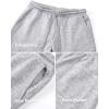 imageJMIERR Mens Baggy Sweatpants Wide Leg Elastic Waist Drawstring Pants Y2K Loose Lounge Joggers with PocketsLight Grey