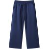 imageJMIERR Mens Casual Baggy Pants Wide Leg Lounge Travel Pants with PocketsBlue