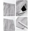 imageJMIERR Mens Casual Baggy Pants Wide Leg Lounge Travel Pants with PocketsLight Grey