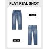 imageJMIERR Mens Classic Relaxed Fit Jeans Straight Stretch Casual Baggy Denim PantsAshleigh Blue