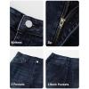 imageJMIERR Mens Classic Relaxed Fit Jeans Straight Stretch Casual Baggy Denim PantsNavy Blue
