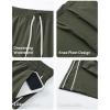 imageJMIERR Mens Fashion Baggy Pants Parachute Pants Casual Wide Leg Y2K Lightweight Joggers Deep Pockets Side SeamMoss Green