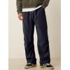 imageJMIERR Mens Fashion Baggy Pants Parachute Pants Casual Wide Leg Y2K Lightweight Joggers Deep Pockets Side SeamNavy Blue