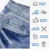 imageJMIERR Mens Slim Fit Stretch Tapered Leg Skinny Jeans Comfort Flexible Denim Pants for Men with 5 PocketsAshleigh Blue