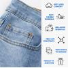 imageJMIERR Mens Slim Fit Stretch Tapered Leg Skinny Jeans Comfort Flexible Denim Pants for Men with 5 PocketsBeau Blue