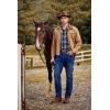 imageJMIERR Mens Stretch Jeans Boot Cut Western Retro Cowboy Straight Leg Denim PantsSail Blue