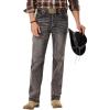 imageJMIERR Mens Stretch Jeans Boot Cut Western Retro Cowboy Straight Leg Denim PantsBlack