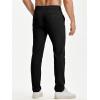 imageJMIERR Mens Skinny Stretchy Suit Pants Slim Fit Slacks Tapered TrousersBlack