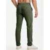 imageJMIERR Mens Skinny Stretchy Suit Pants Slim Fit Slacks Tapered TrousersDark Olive Green