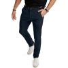 imageJMIERR Mens Skinny Stretchy Suit Pants Slim Fit Slacks Tapered TrousersNavy Blue