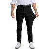 imageJMIERR Mens Skinny Stretchy Suit Pants Slim Fit Slacks Tapered TrousersBlack