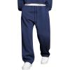 imageJMIERR Mens Casual Baggy Pants Wide Leg Lounge Travel Pants Streetwear with PocketsBlue