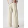 image:imageJMIERR Mens Baggy Casual Dress Pants Lightweight Pleated Old Money Wide Leg Pants Loose Relaxed Fit TrousersBeige