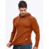 image:imageJMIERR Mens Fashion Hoodies Fleece Long Sleeve Athletic Sweatshirt Pullover T ShirtsChestnut