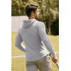 image:imageJMIERR Mens Fashion Hoodies Fleece Long Sleeve Athletic Sweatshirt Pullover T ShirtsLight Grey