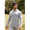 image:imageJMIERR Mens Fashion Hoodies Fleece Long Sleeve Athletic Sweatshirt Pullover T ShirtsLight Grey