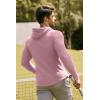 image:imageJMIERR Mens Fashion Hoodies Fleece Long Sleeve Athletic Sweatshirt Pullover T ShirtsPink