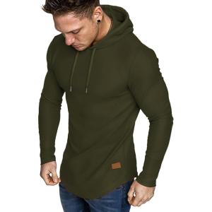 image:imageJMIERR Mens Fashion Hoodies Fleece Long Sleeve Athletic Sweatshirt Pullover T ShirtsMoss Green