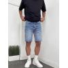 image:imageJMIERR Mens Skinny Denim Shorts Casual Comfy Slim Fit Jean ShortsBlue 3