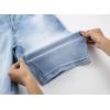 image:imageJMIERR Mens Skinny Denim Shorts Casual Comfy Slim Fit Jean ShortsLight Blue