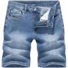 image:imageJMIERR Mens Skinny Denim Shorts Casual Comfy Slim Fit Jean ShortsBlue 1
