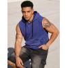 image:imageJMIERR Mens 2026 Vintage Washed Sleeveless Hoodie Tank Top Cotton Muscle Workout Gym Streetwear ShirtBlue