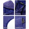 image:imageJMIERR Mens 2026 Vintage Washed Sleeveless Hoodie Tank Top Cotton Muscle Workout Gym Streetwear ShirtBlue