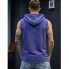 image:imageJMIERR Mens 2026 Vintage Washed Sleeveless Hoodie Tank Top Cotton Muscle Workout Gym Streetwear ShirtBlue